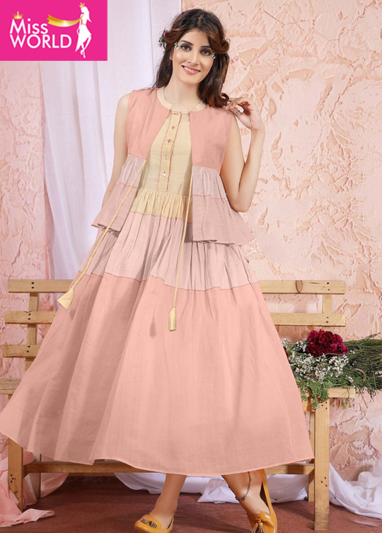 Dhaka Koti With Kurti W1