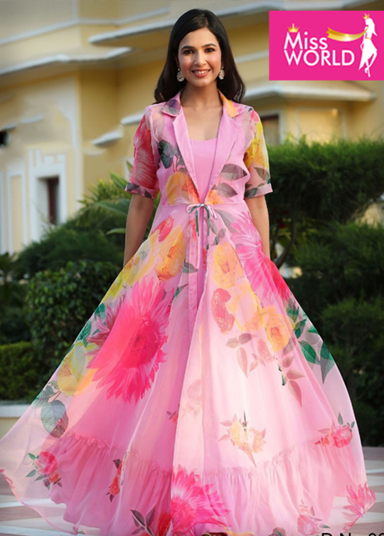 Madhuri Gown Pink