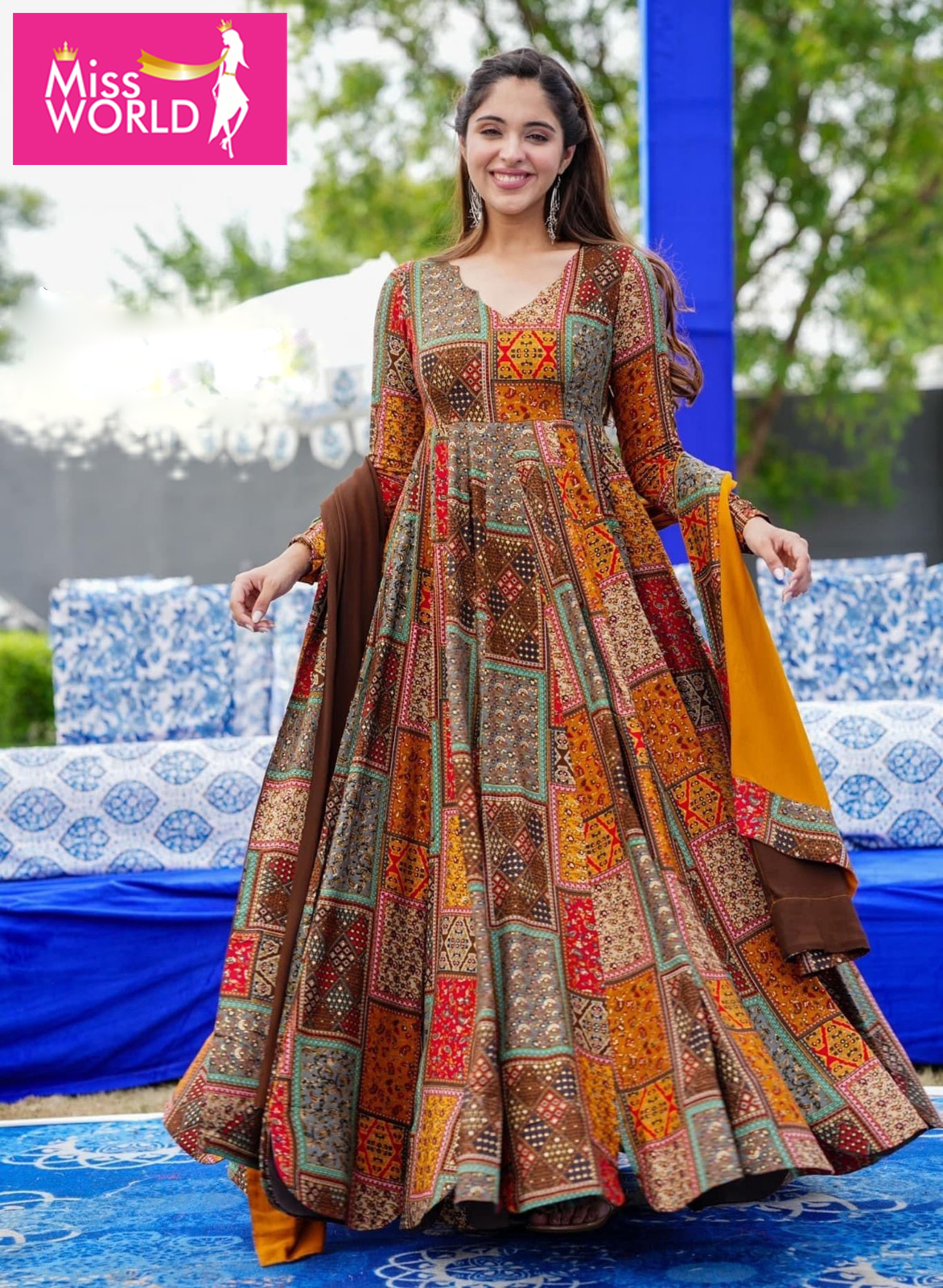 DUVA FANCY GOWN WITH DUPATTA