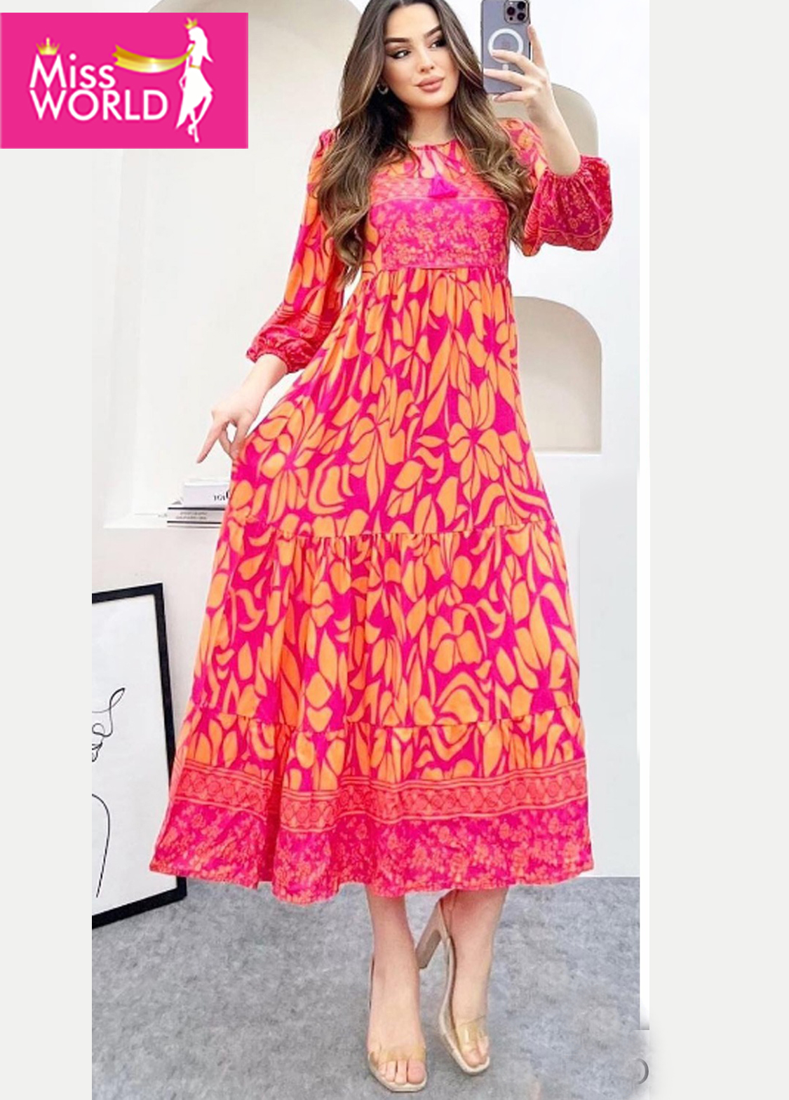 Alisha DigitalPrint Western Top