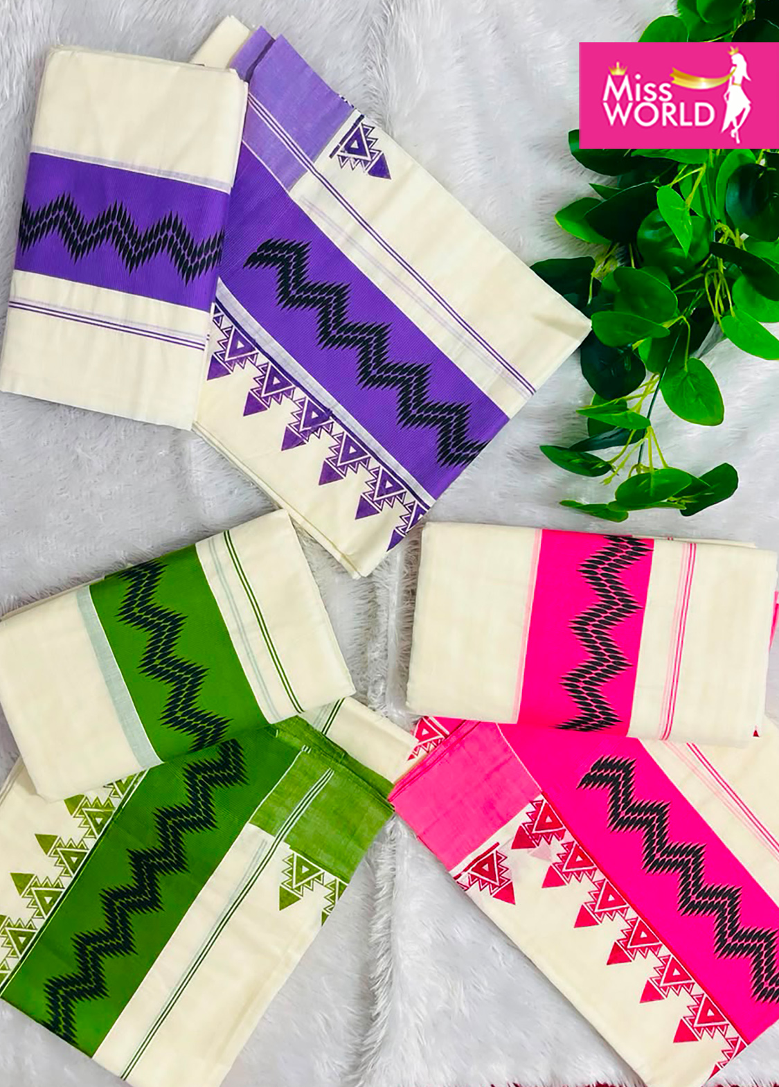 Midhunam kattikara temple printed set mundu     