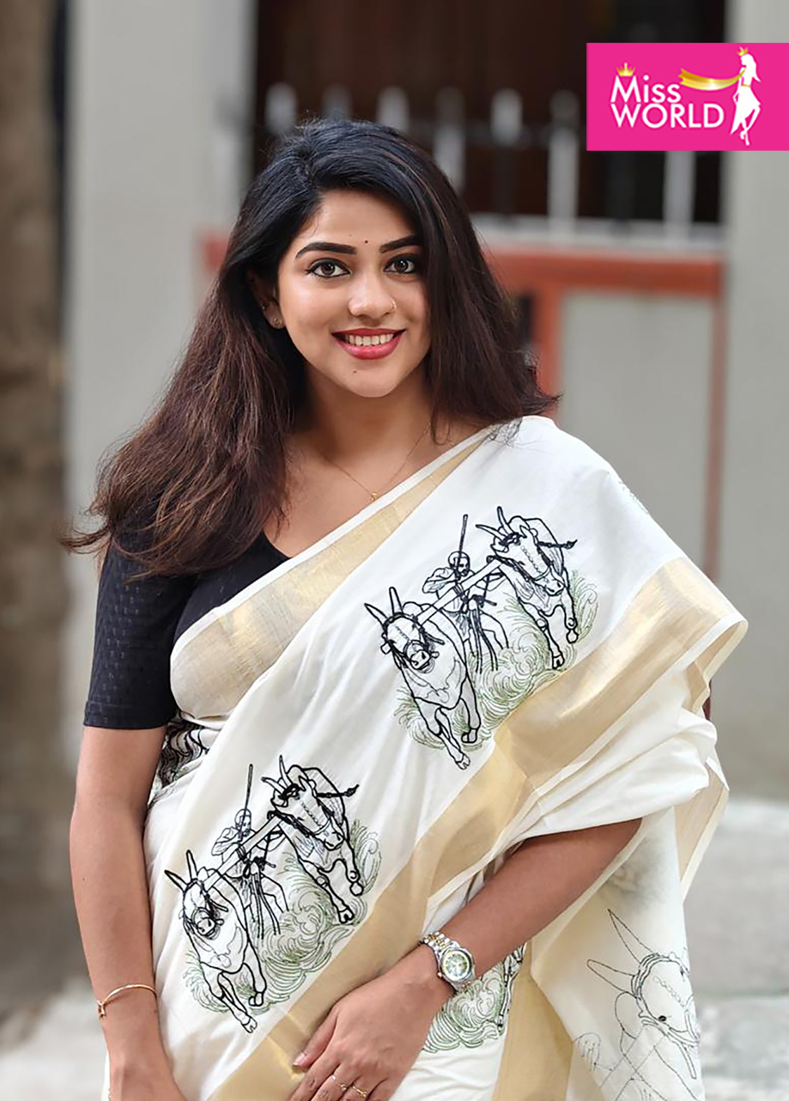 Kalapoottu  Thread work SAREE