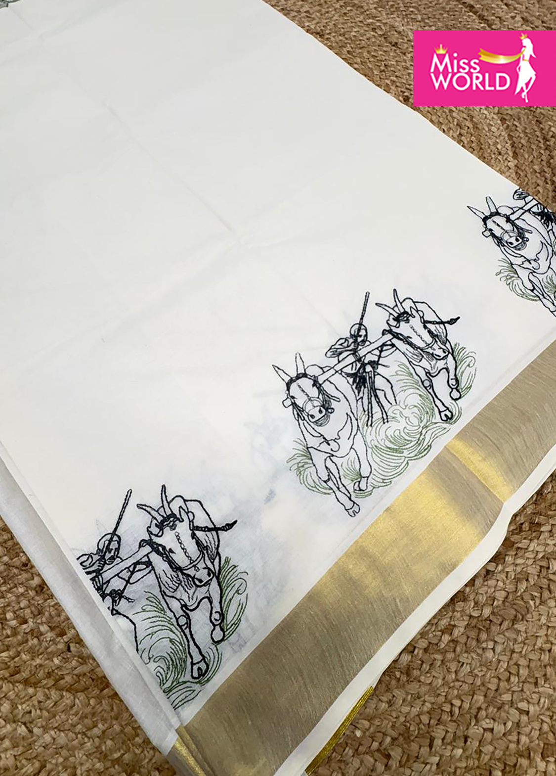 Kalapoottu Thread work SAREE - Image 9