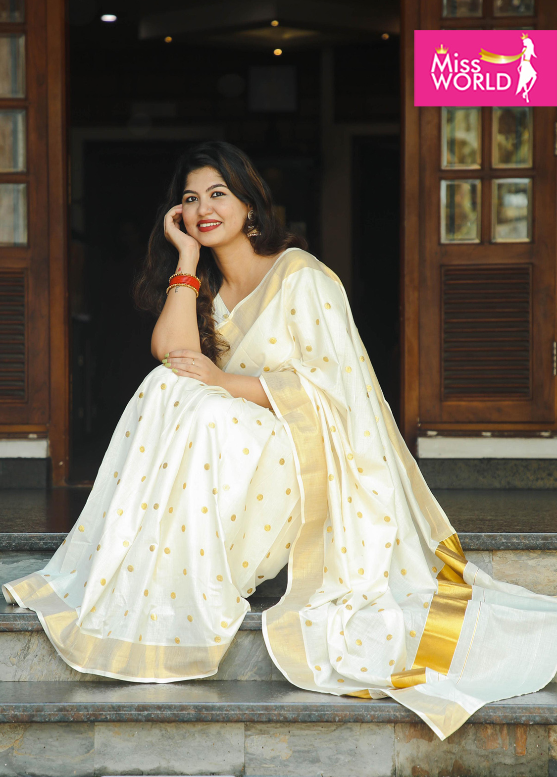 Polka Dotz Saree