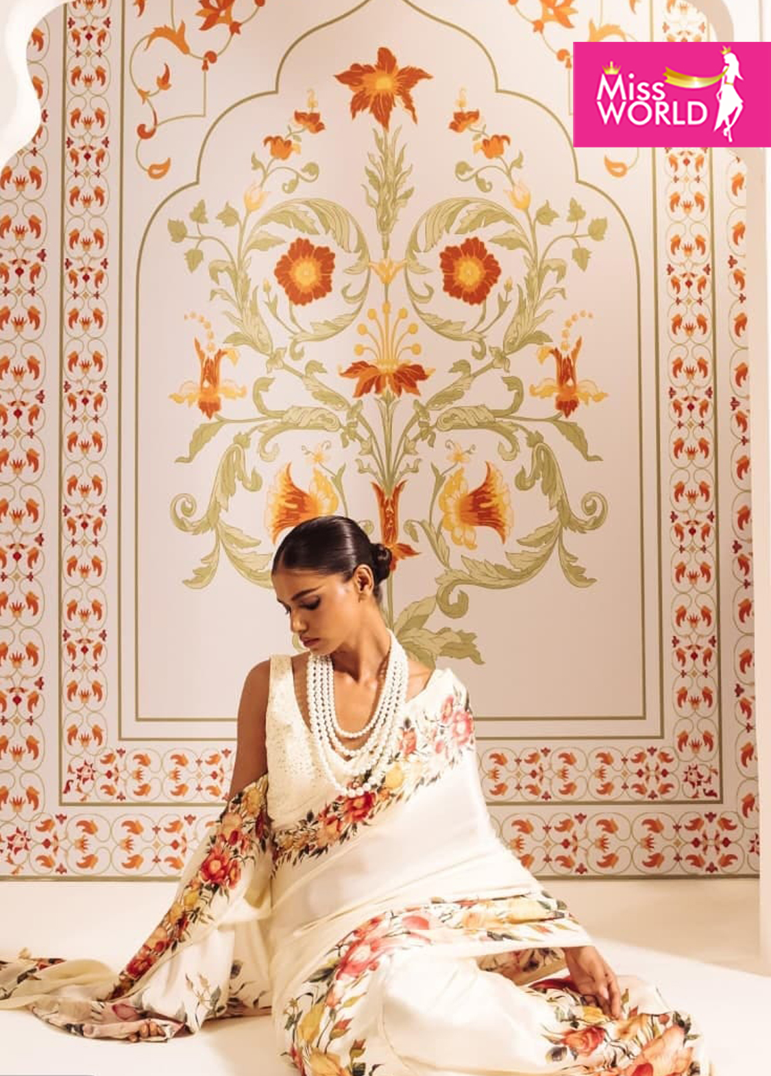UMA FLORAL DIGI PRINT SAREE - Image 3