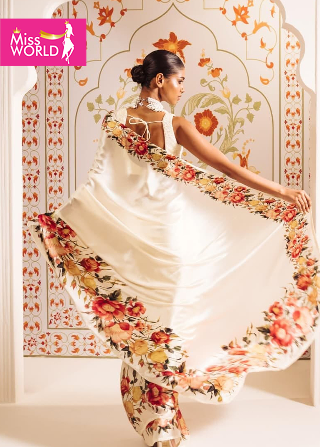 UMA FLORAL DIGI PRINT SAREE - Image 2
