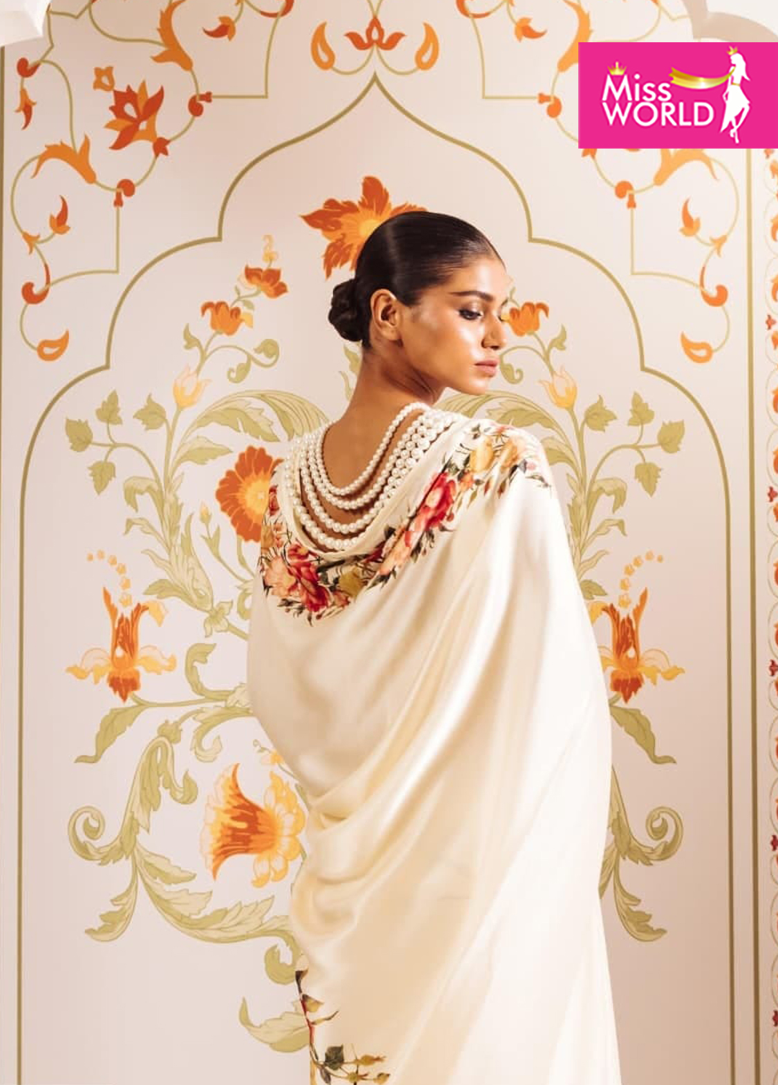 UMA FLORAL DIGI PRINT SAREE - Image 6