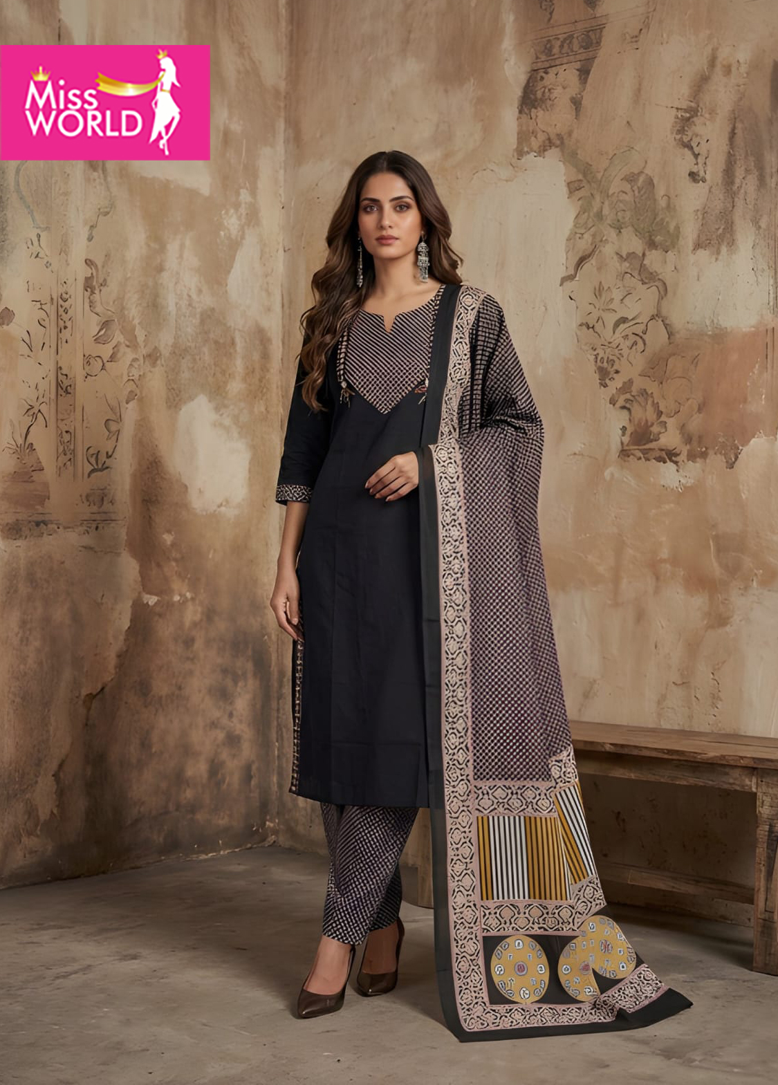 Kalankam Cotton Kurti Set