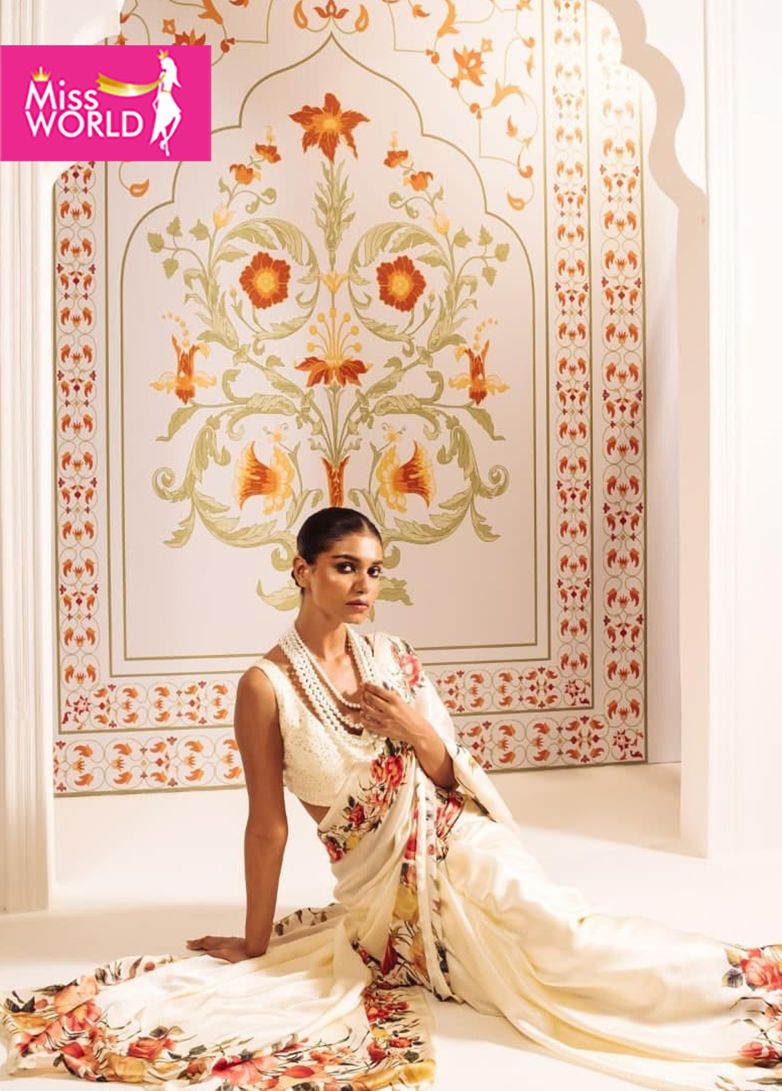 UMA FLORAL DIGI PRINT SAREE - Image 4