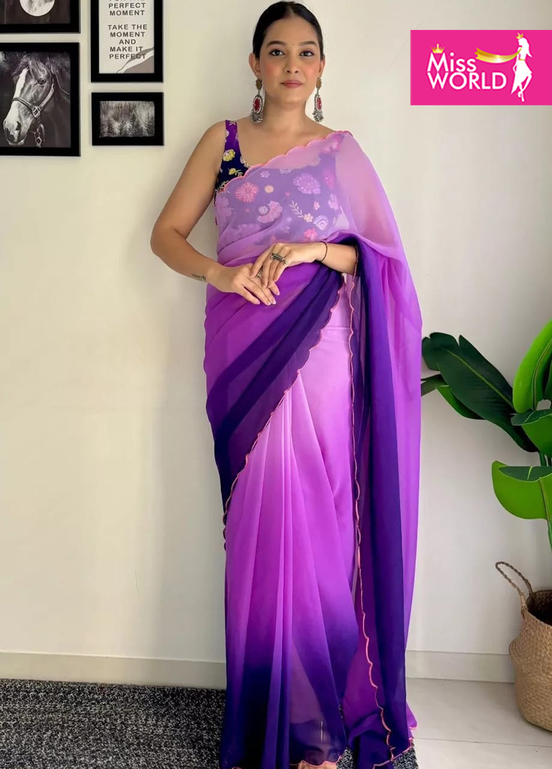 JULEE HOLI SAREE - Image 3
