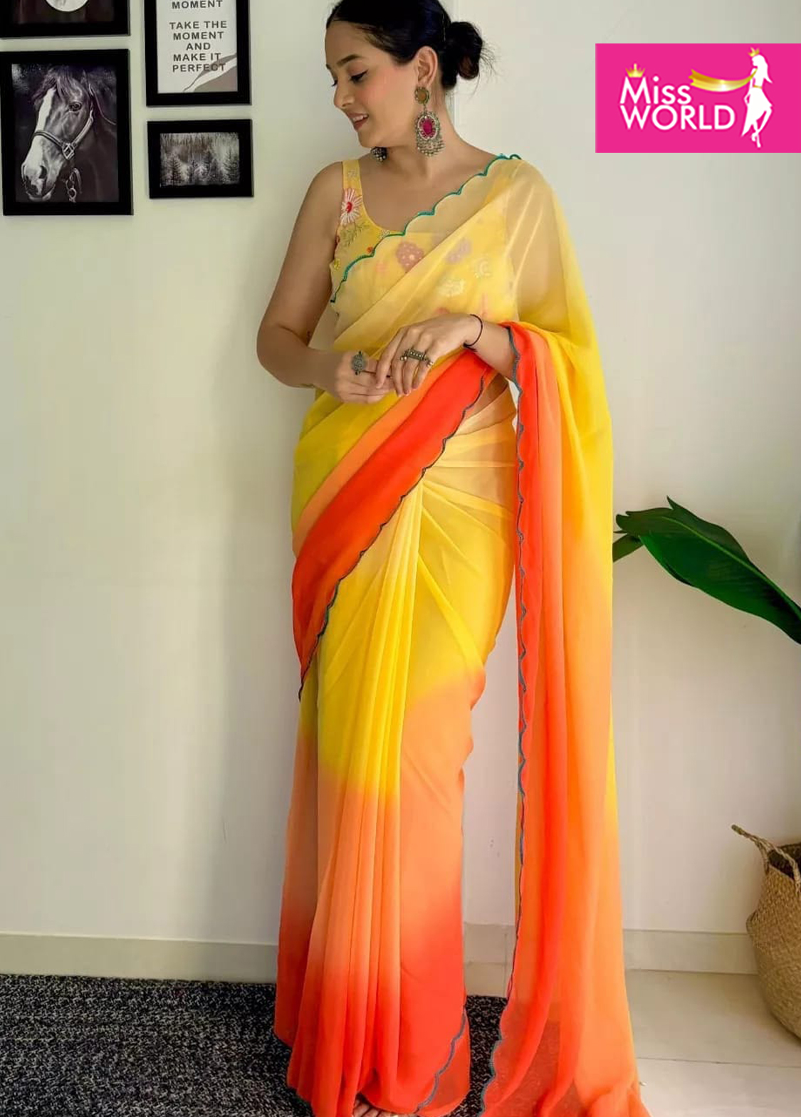 JULEE HOLI SAREE - Image 4