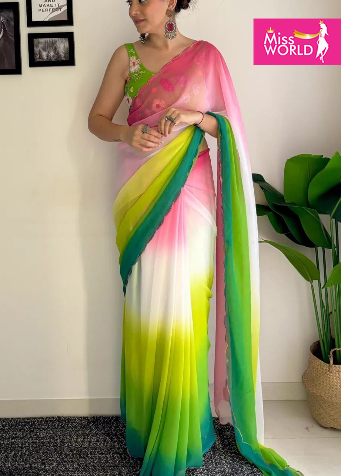 JULEE HOLI SAREE - Image 5
