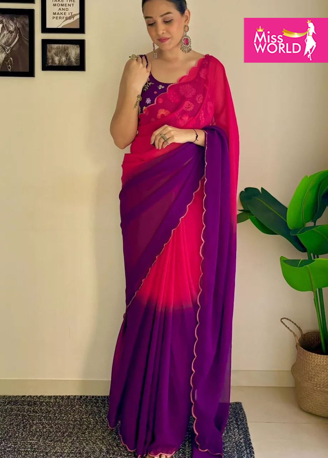 JULEE HOLI SAREE - Image 6
