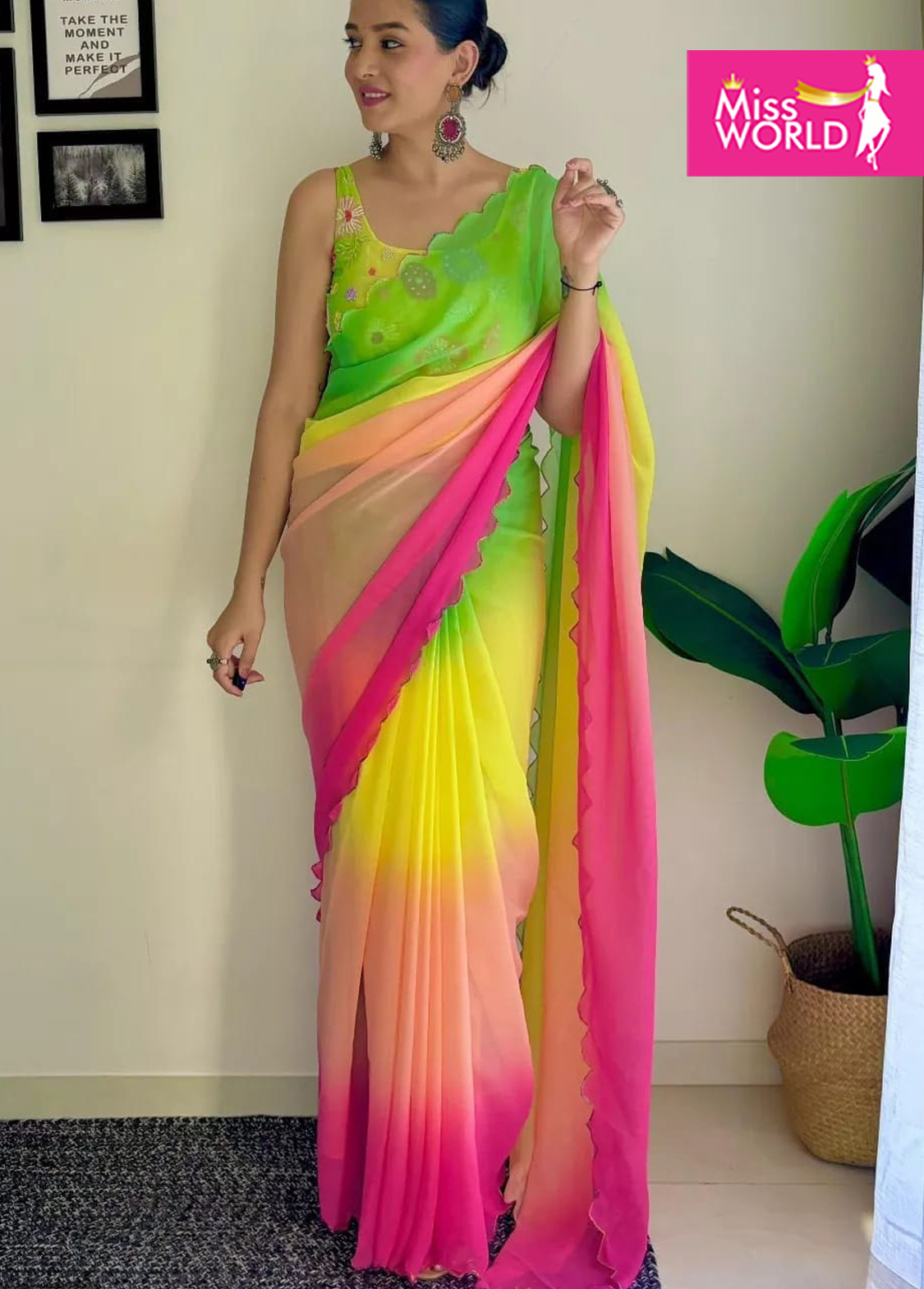 JULEE HOLI SAREE - Image 8